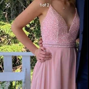 Pink prom dress